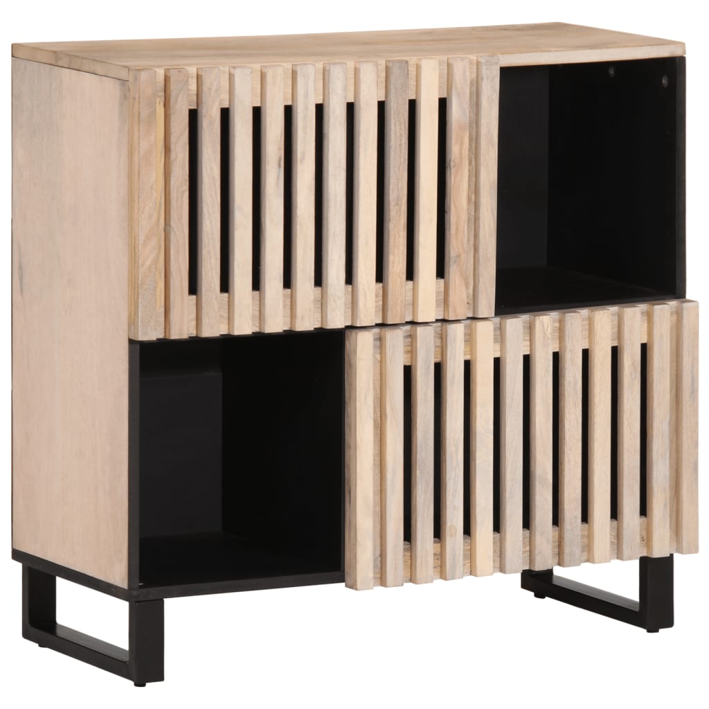 skænk 80x34x75 cm massivt mangotræ