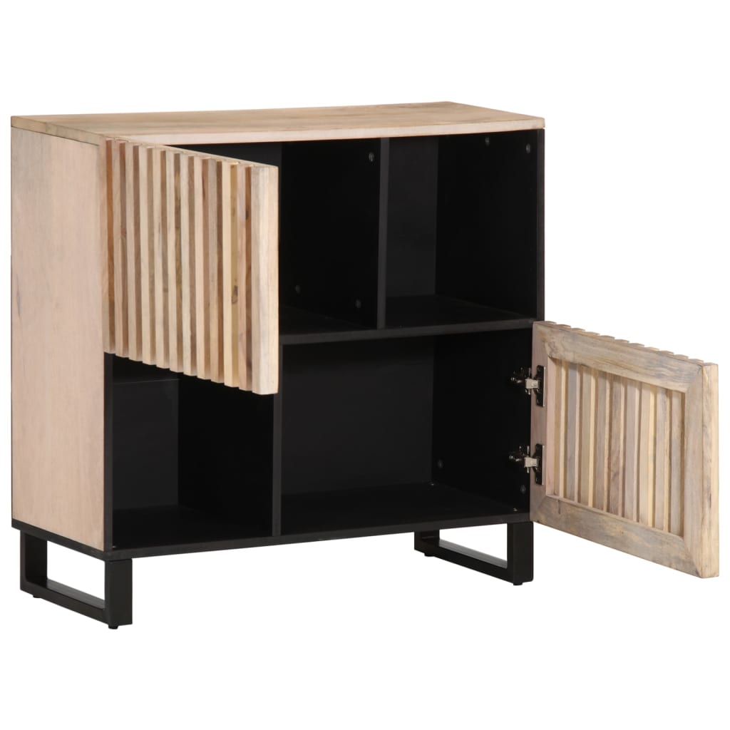 skænk 80x34x75 cm massivt mangotræ