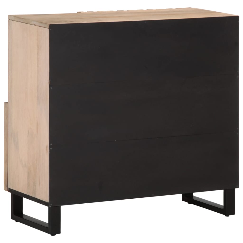 skænk 80x34x75 cm massivt mangotræ