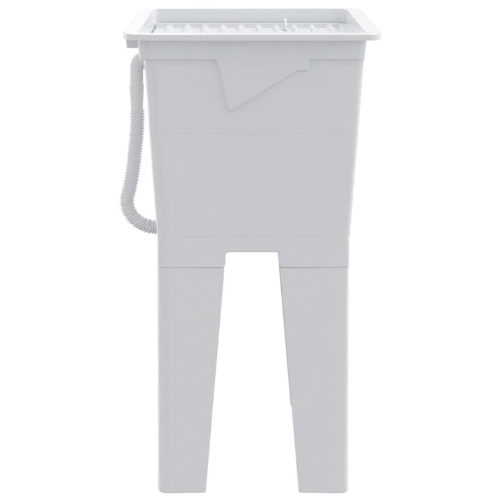 vaskekar 59x41x75 resin hvid