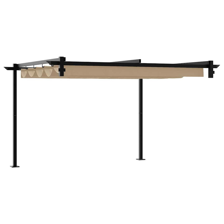 Pavillon 300 x 300 x 200 cm Gråbrun Polyester