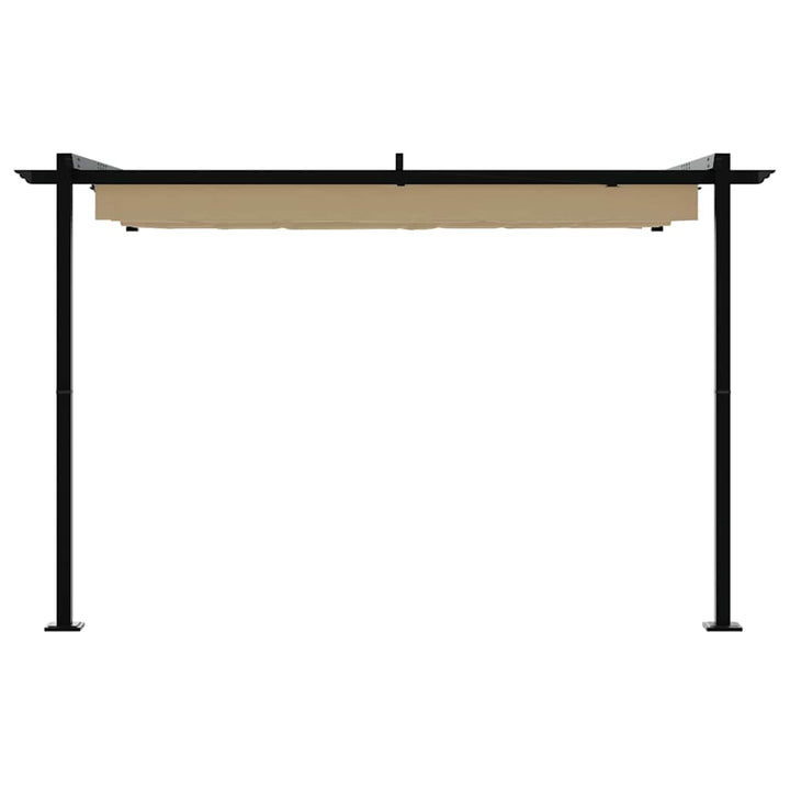 Pavillon 300 x 300 x 200 cm Gråbrun Polyester