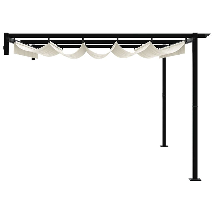 Pavillon 400 x 300 x 200 cm Cremefarvet Polyester
