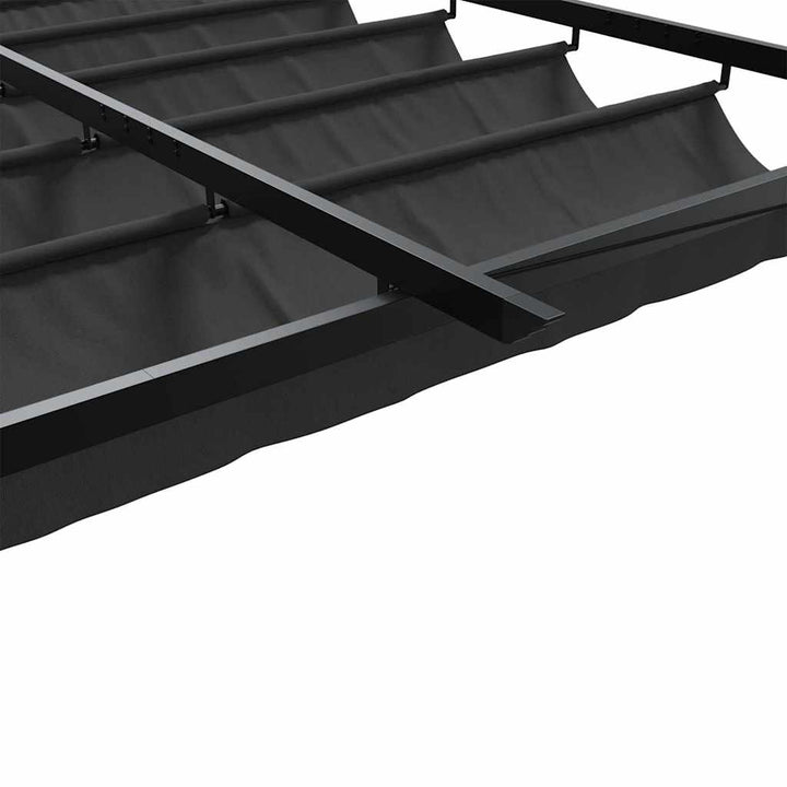 Pavillon 400 x 300 x 200 cm Antracit Polyester