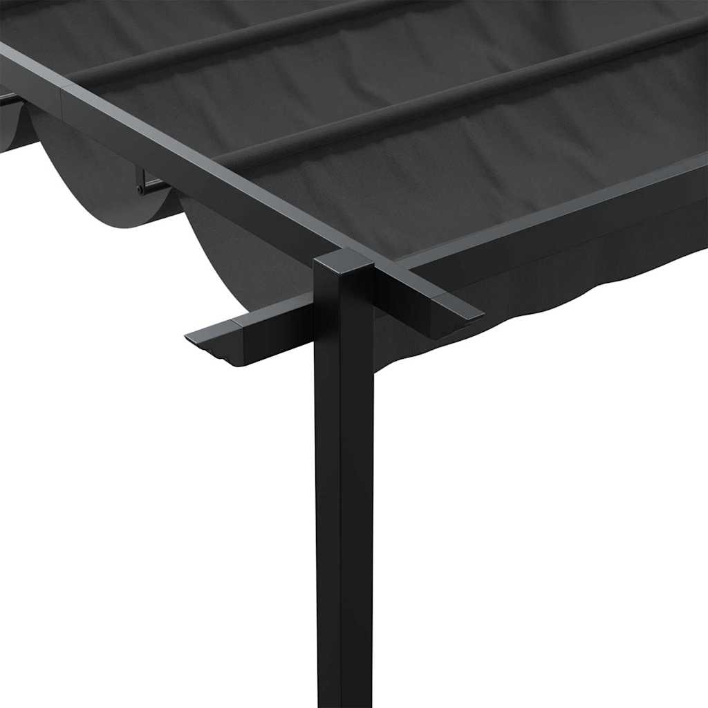 Pavillon 400 x 300 x 200 cm Antracit Polyester