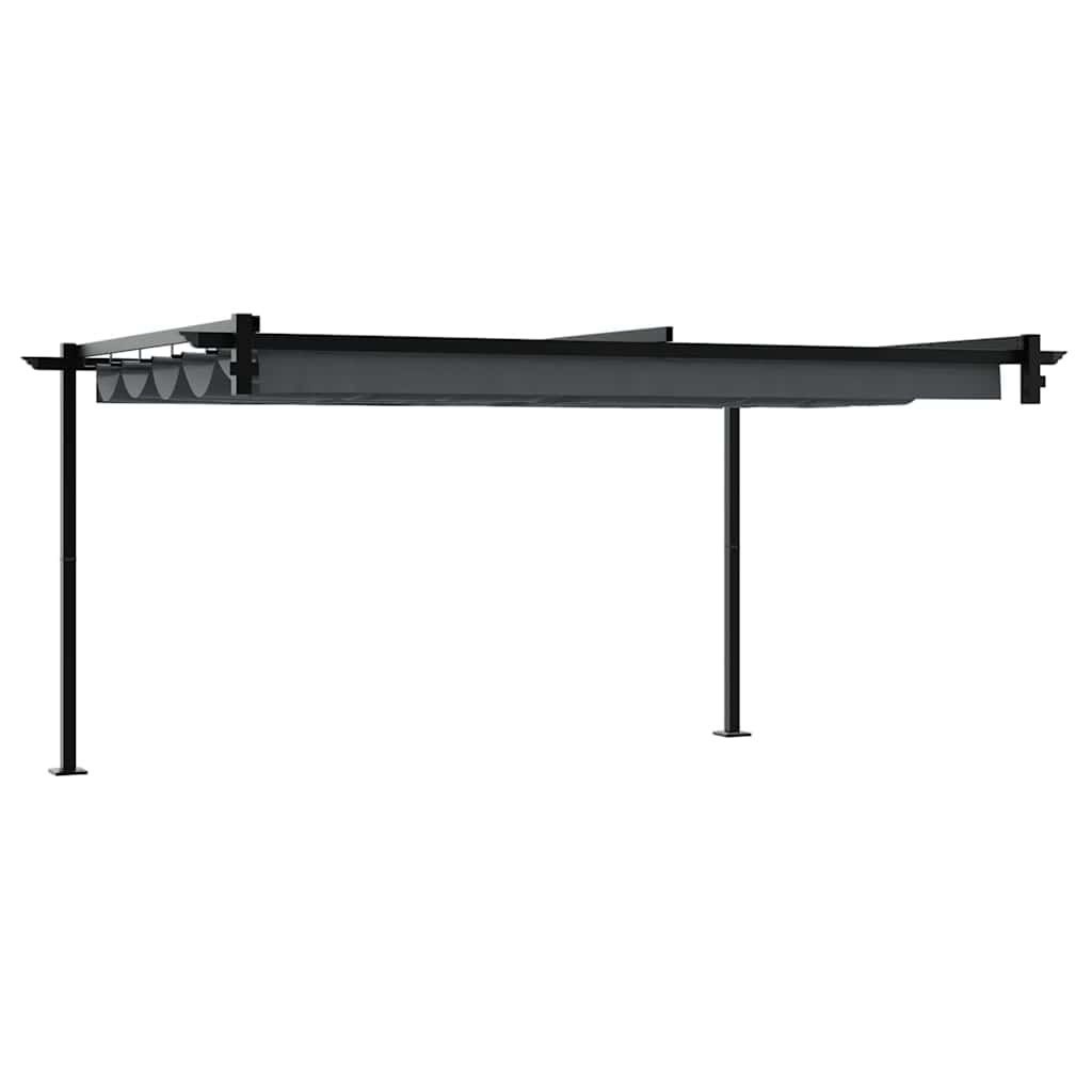 Pavillon 400 x 300 x 200 cm Antracit Polyester