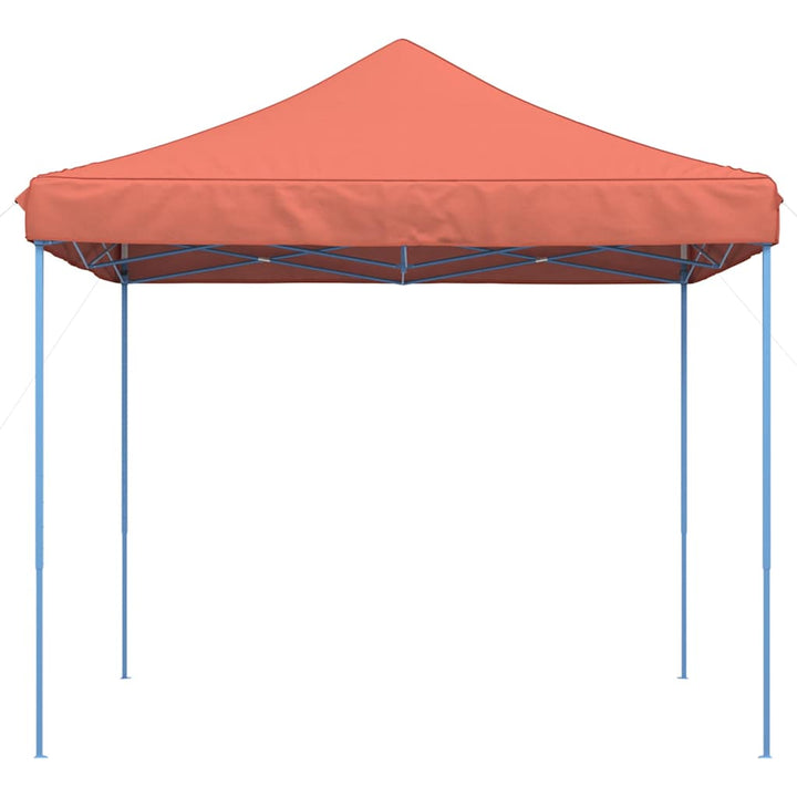 pop op-festtelt 292x292x315 cm foldbart terracottafarvet