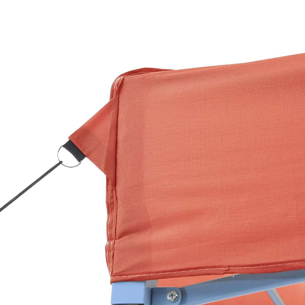 pop op-festtelt 292x292x315 cm foldbart terracottafarvet
