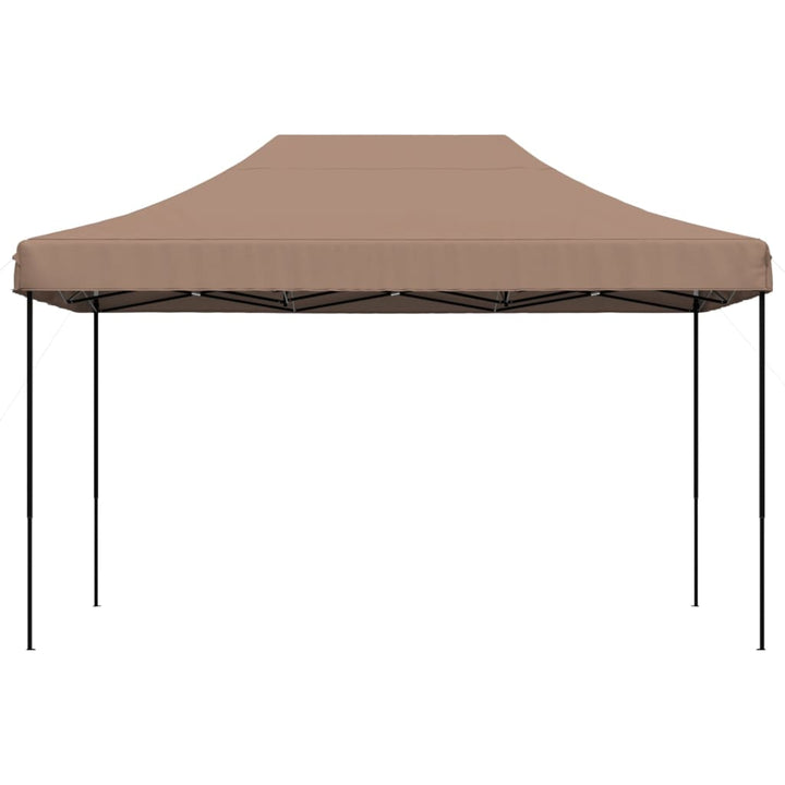 foldbart pop up-festtelt 440x292x315 cm cm brun