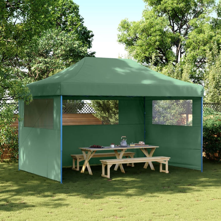 Party Tent 440 x 292 x 315 cm Grøn med blå ramme
