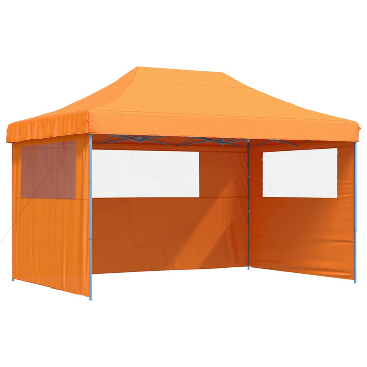 Party Tent 440 x 292 x 315 cm Orange med blå ramme