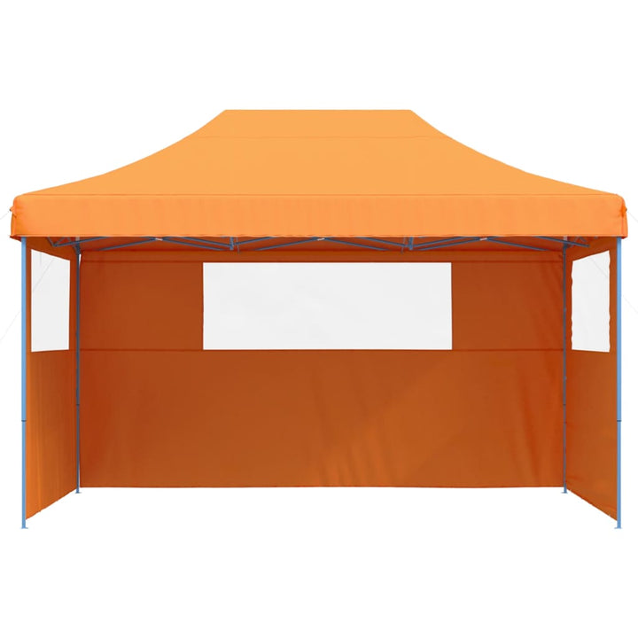 Party Tent 440 x 292 x 315 cm Orange med blå ramme
