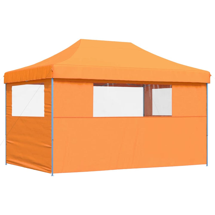 Party Tent 440 x 292 x 315 cm Orange med blå ramme