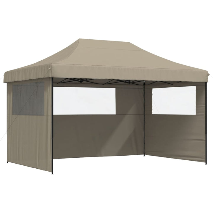 Party Tent 440 x 292 x 315 cm Taupe med sort ramme