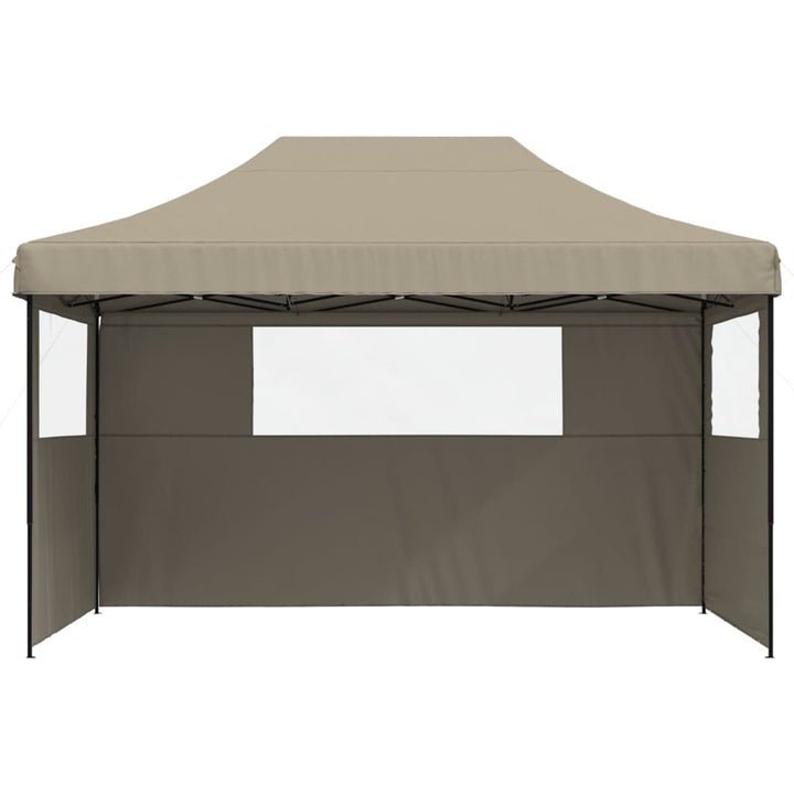 Party Tent 440 x 292 x 315 cm Taupe med sort ramme