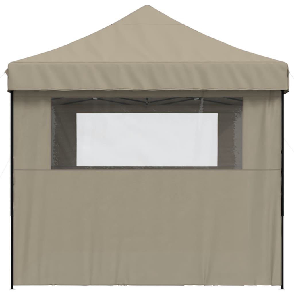 Party Tent 440 x 292 x 315 cm Taupe med sort ramme