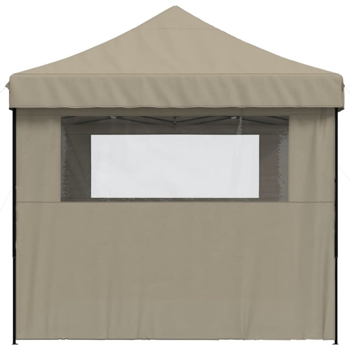 Party Tent 440 x 292 x 315 cm Taupe med sort ramme