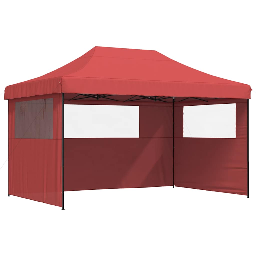 Party Tent 440 x 292 x 315 cm Bordeaux med sort ramme