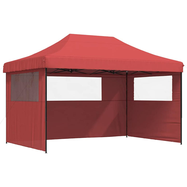 Party Tent 440 x 292 x 315 cm Bordeaux med sort ramme