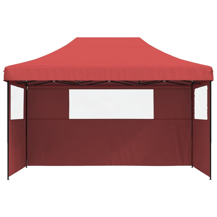 Party Tent 440 x 292 x 315 cm Bordeaux med sort ramme