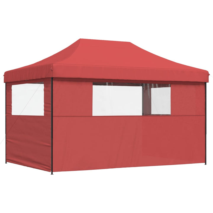 Party Tent 440 x 292 x 315 cm Bordeaux med sort ramme