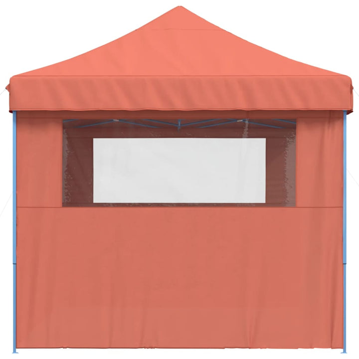 Party Tent 440 x 292 x 315 cm Terracotta med blå ramme
