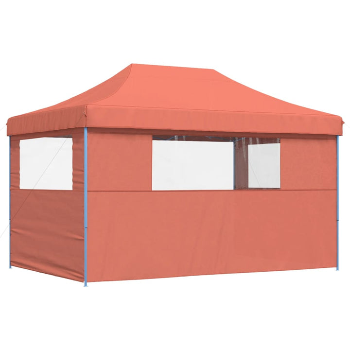 Party Tent 440 x 292 x 315 cm Terracotta med blå ramme