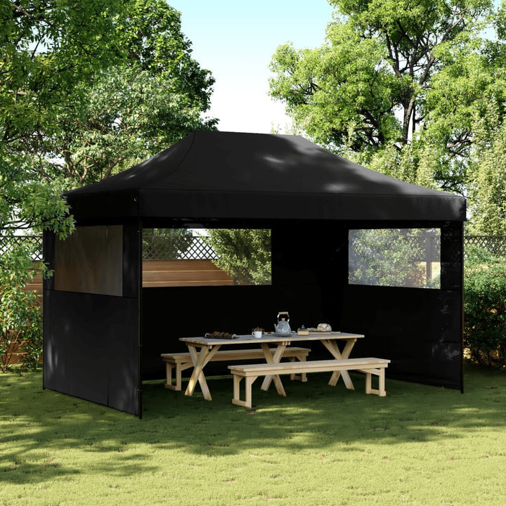 Party Tent 440 x 292 x 315 cm Sort med Sort Ramme