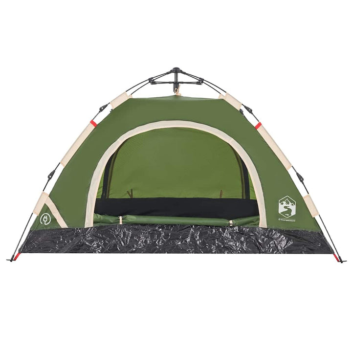2-personers campingtelt vandtæt quick-release grøn