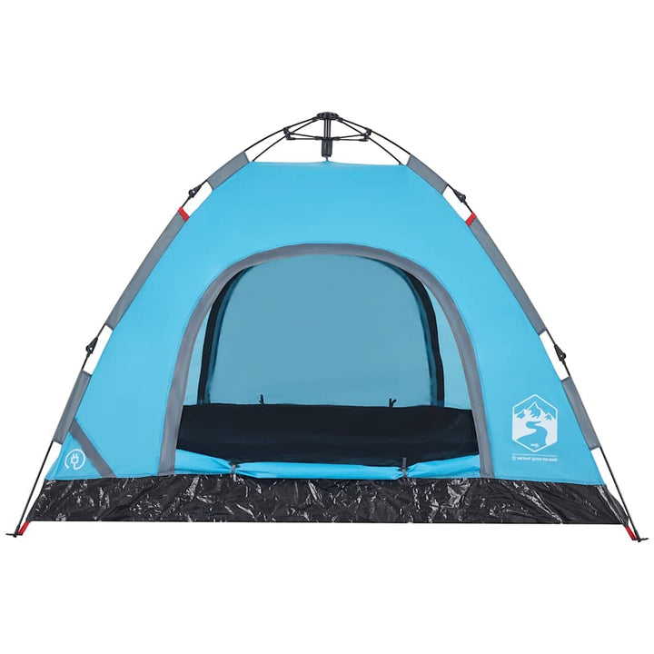 3-personers campingtelt quick-release blå