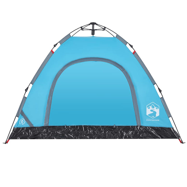 3-personers campingtelt quick-release blå
