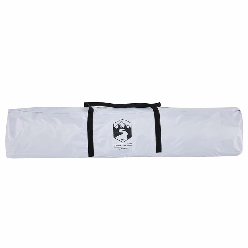 3-personers campingtelt kuppel quick-release mørklægning hvid