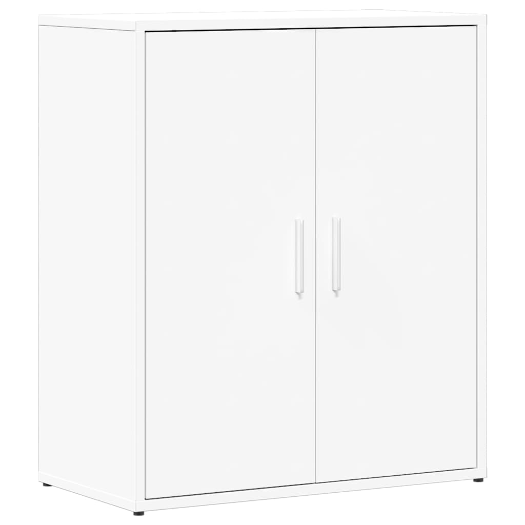 skænk 60x31x70 cm konstrueret træ hvid