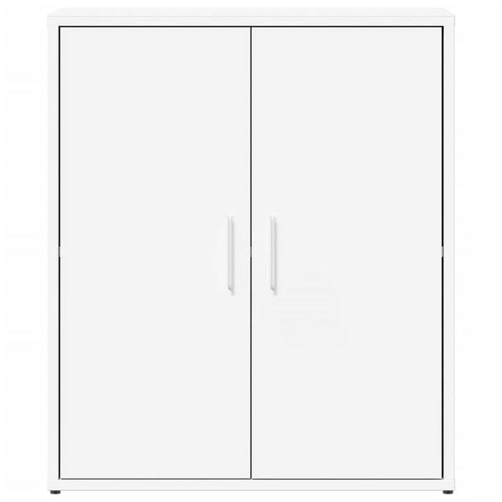 skænk 60x31x70 cm konstrueret træ hvid