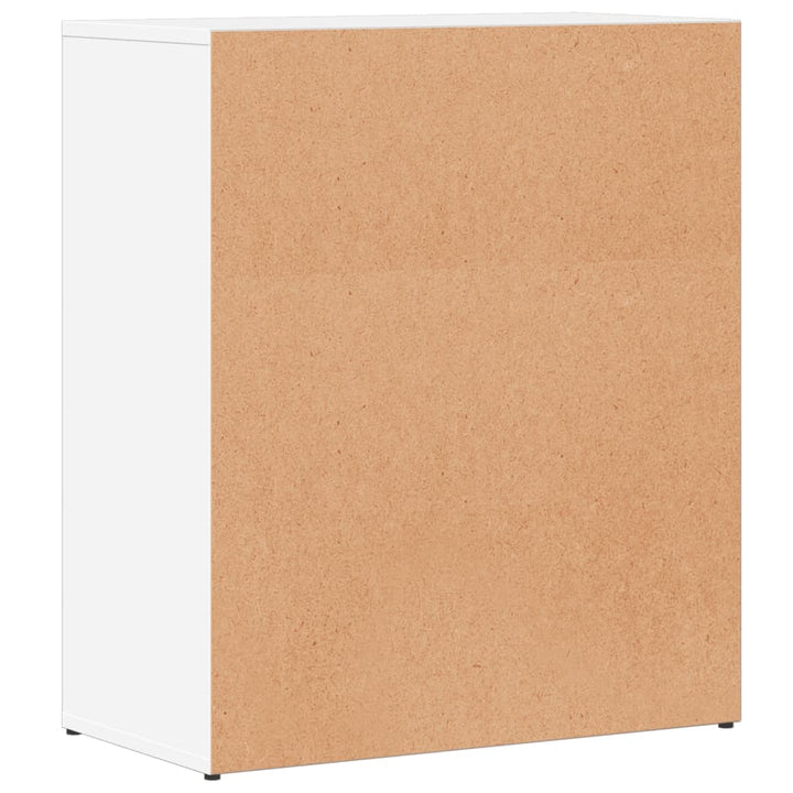 skænk 60x31x70 cm konstrueret træ hvid