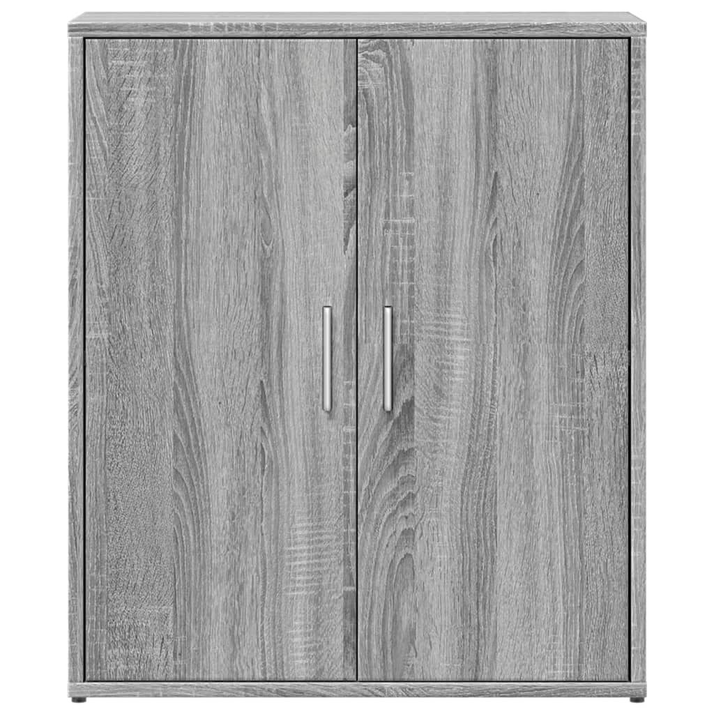 skænk 60x31x70 cm konstrueret træ grå sonoma-eg
