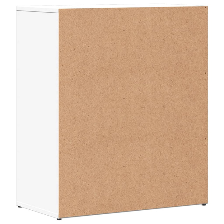 skænk 60x31x70 cm konstrueret træ hvid