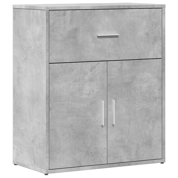 skænk 60x31x70 cm konstrueret træ betongrå