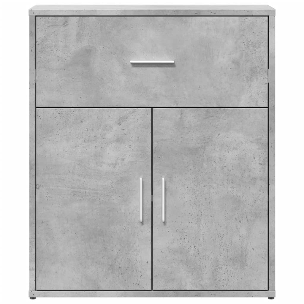 skænk 60x31x70 cm konstrueret træ betongrå