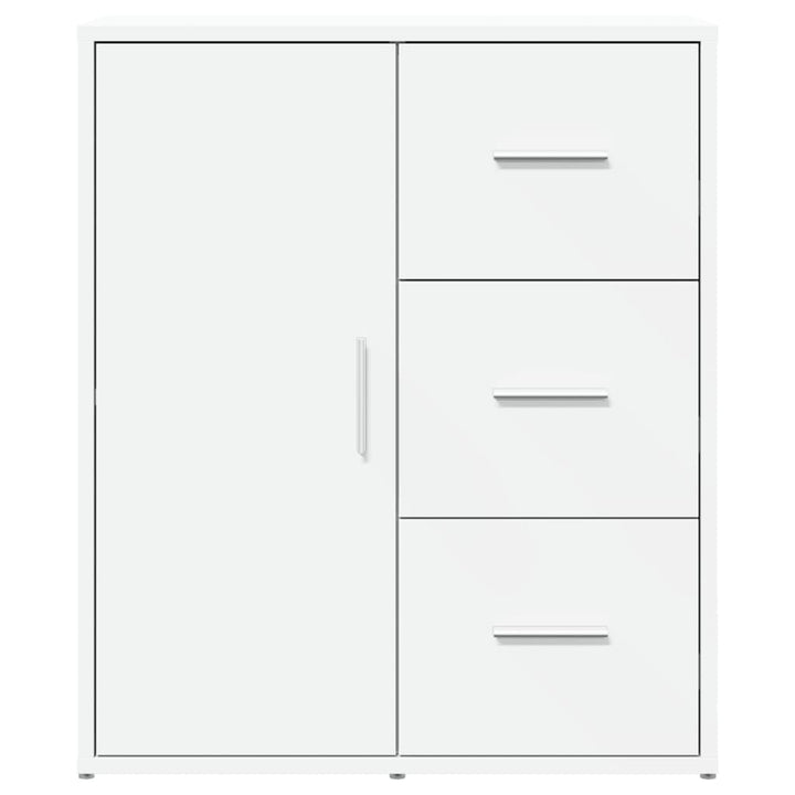 skænk 60x31x70 cm konstrueret træ hvid