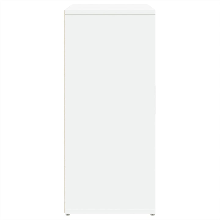 skænk 60x31x70 cm konstrueret træ hvid
