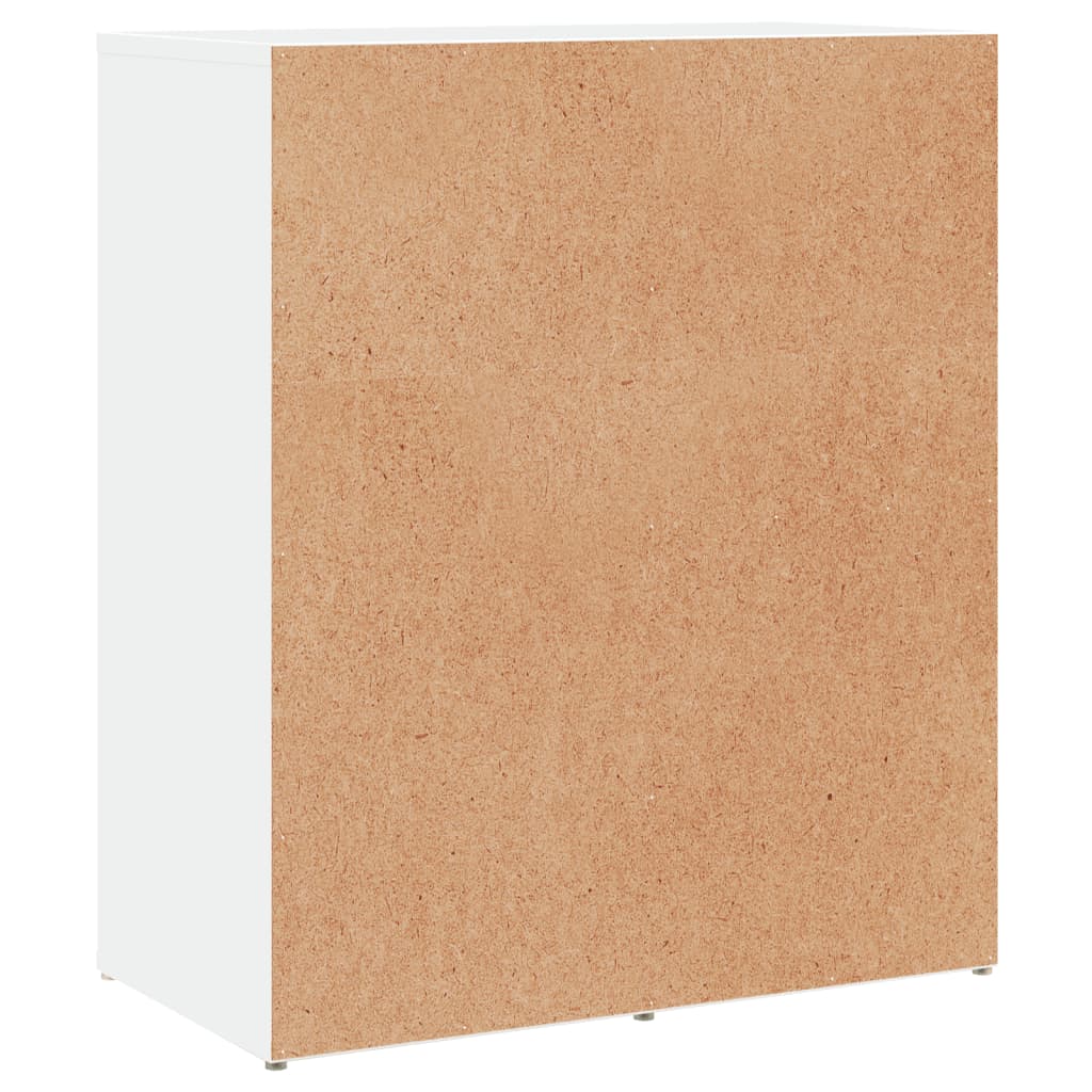 skænk 60x31x70 cm konstrueret træ hvid