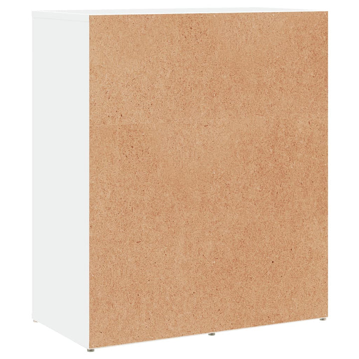 skænk 60x31x70 cm konstrueret træ hvid