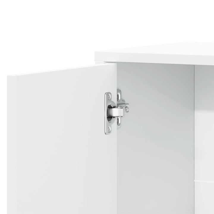 skænk 60x31x70 cm konstrueret træ hvid