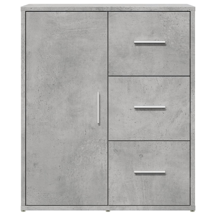 skænk 60x31x70 cm konstrueret træ betongrå