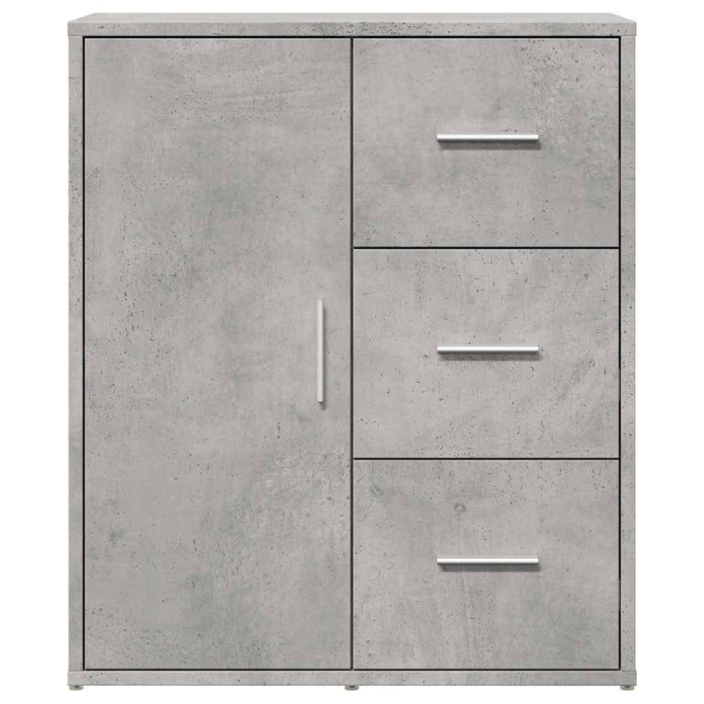 skænk 60x31x70 cm konstrueret træ betongrå
