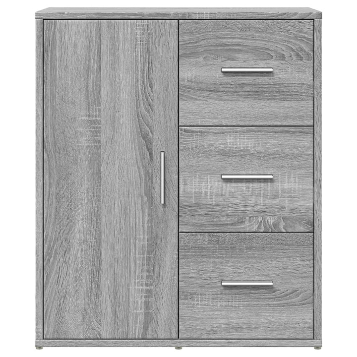 skænk 60x31x70 cm konstrueret træ grå sonoma-eg