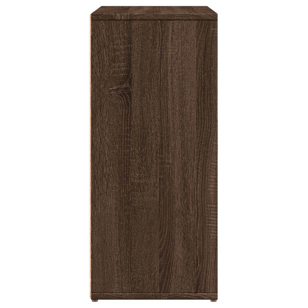 skænk 60x31x70 cm konstrueret træ brun egetræsfarve