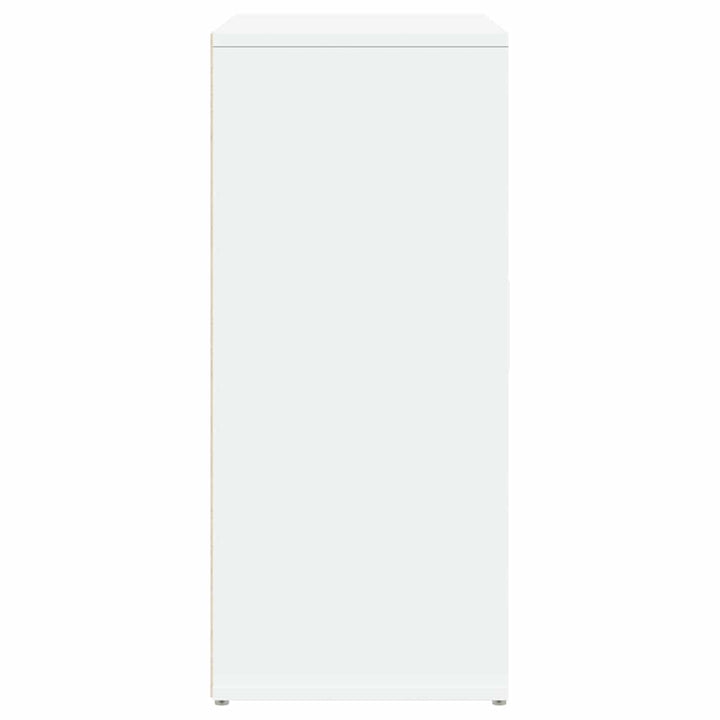 skænk 60x31x70 cm konstrueret træ hvid