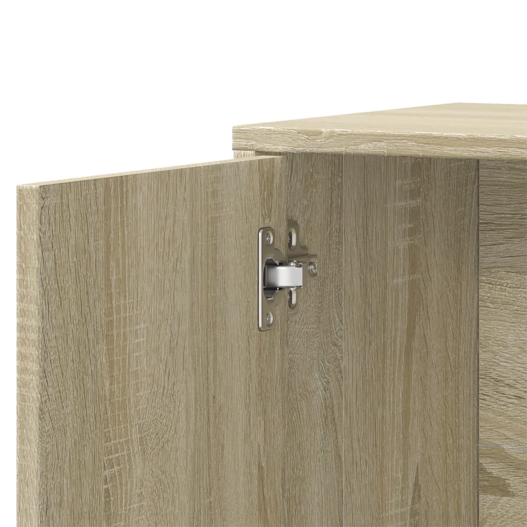 skænk 60x31x70 cm konstrueret træ sonoma-eg